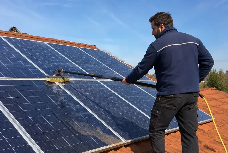 Nettoyage et entretien de panneaux solaires à Mietesheim